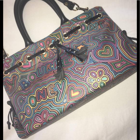 Dooney & Bourke Handbags - Dooney & Bourke graffiti tassel tote